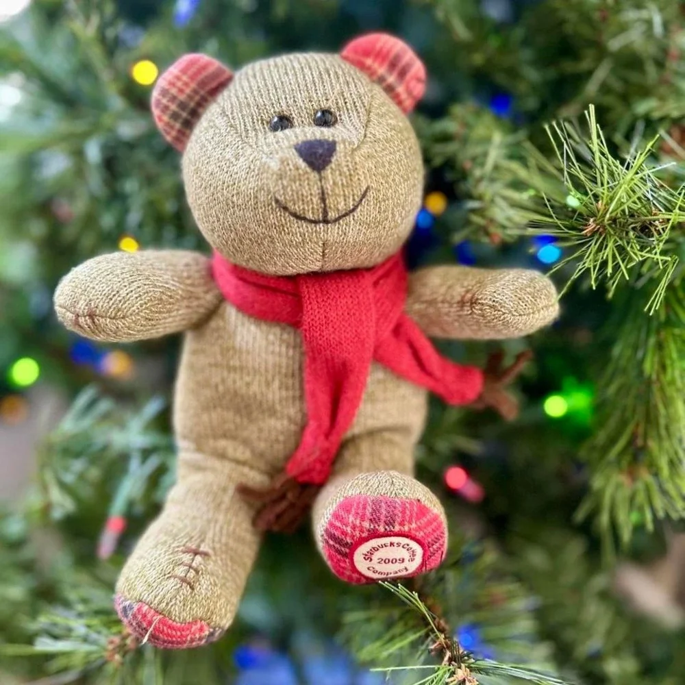 Starbucks Coffee Bearista Bear Stuffed Animal Teddy 2009 Holiday